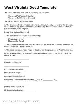 Attorney-Verified West Virginia Deed Template